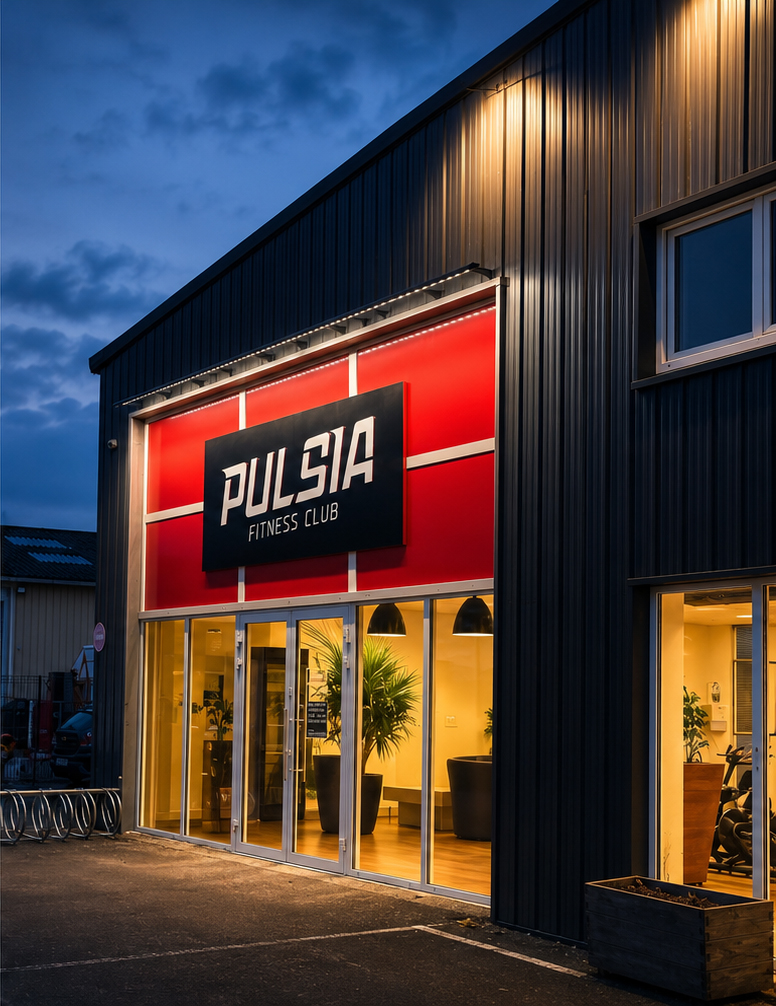 Façade Pulsia Fitness Club Lucé